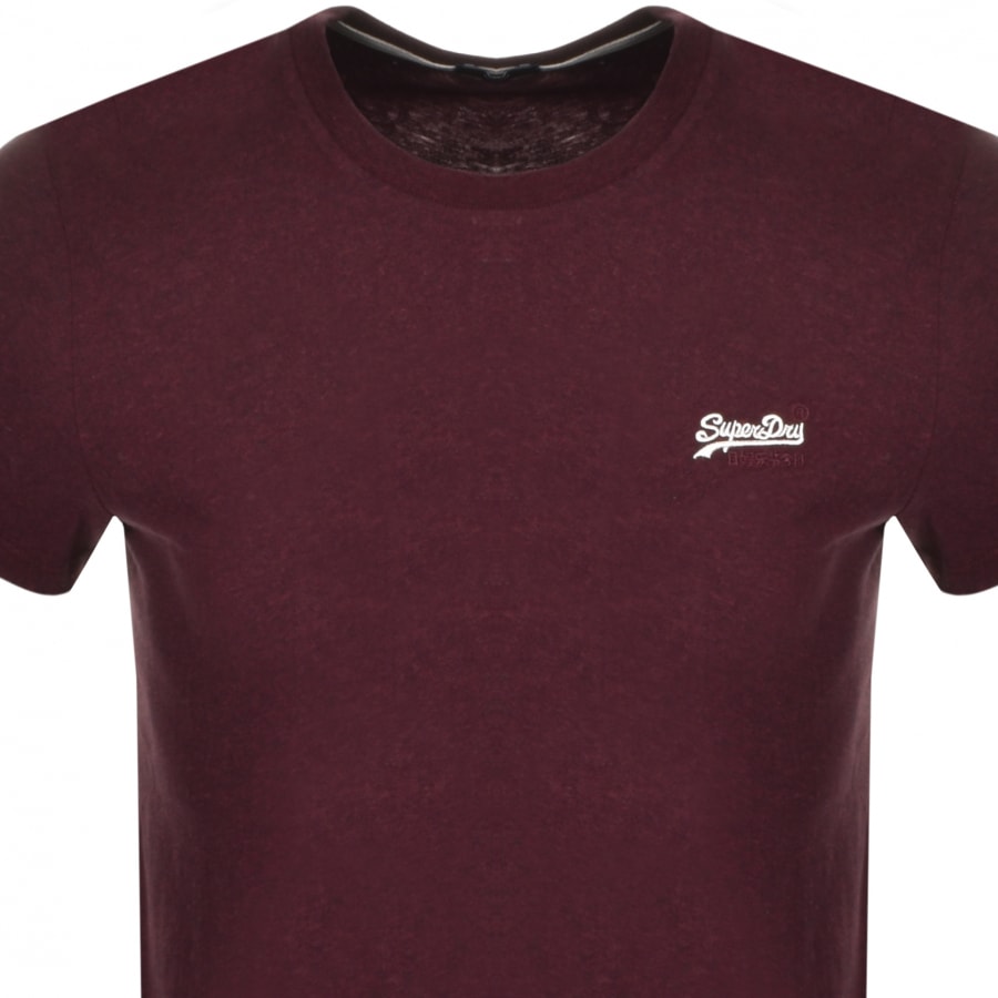 Alternative Image for ProductSuperdry Short Sleeved T Shirt Burgundy2